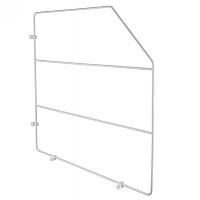 Rev-A-Shelf 597-18 18-Inch White Tray Divider with Clips