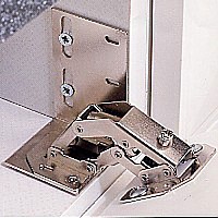 Rev-A-Shelf Euro Style Hinges Bulk-10 Pairs, White End Caps, Bulk for Slim Series Polymer Sink Tip-Out Trays