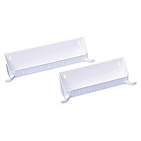 Rev-A-Shelf 6562-14-11-52 14in Tab Stop Sink Front Trays, White