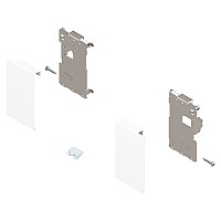 LEGRABOX pure Front Fixing Bracket Set for Interior Drawer Terra Black Matte Blum ZI7.0MS0