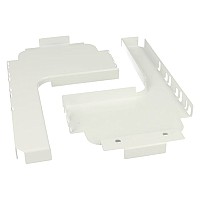 TANDEMBOX D Height Steel Back Set for Sink Drawer 120mm Silk White Blum Z30D120S.6S