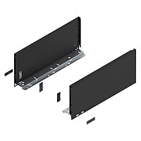 16" LEGRABOX Drawer Profiles C Height Carbon Black Matte Blum 770C4002S