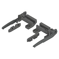 Pull-Out Shelf Lock Set for TANDEM and MOVENTO Orion Grey Blum 09899443