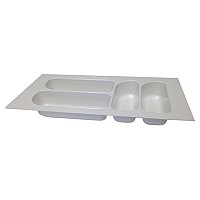 Cutlery Tray Insert 250-300mm Wide Gloss White Dekkor A01.050300.WHT
