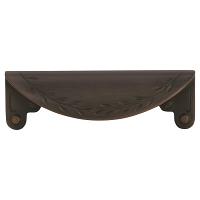 Amerock BP1582ORB Inspirations Collection Leaf Cup Pull - 3 Inch - Oil Rubbed Bronze