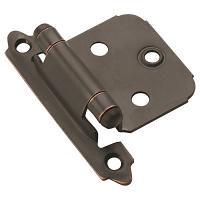 Variable Overlay Face Mount Self Closing Hinge Oil Rubbed Bronze Amerock BP3429ORB