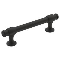 Winsome Pull 3-3/4" Center to Center Flat Black Amerock BP36766FB
