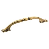 Amerock BP54004-O77 Brass &amp; Sterling Traditions Collection Classic Appliance Pull - 8" - Burnished Brass