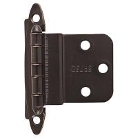 3/8" Inset Face Mount Non-Self-Closing Hinge Oil Rubbed Bronze Amerock BPR3417ORB