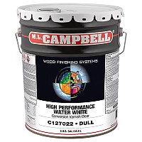ML Campbell Dull HP WW Clear Conversion Varnish, 5 Gallon - C127022-20