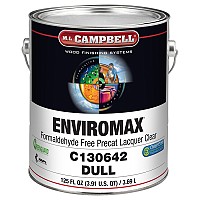 ML Campbell EnviroMax Flat Clear Topcoat Post-Cat Lacquer, 1 Gallon - C130642-16