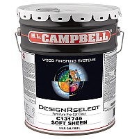 ML Campbell DesignRselect Soft Clear Topcoat Pre-Cat Lacquer, 5 Gallon - C131746-20