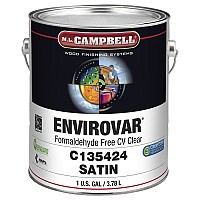 ML Campbell EnviroVar Satin Clear Topcoat Conversion Varnish, 1 Gallon - C135424-16