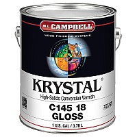 ML Campbell Krystal Gloss Post-Cat Conversion Varnish, 1 Gallon - C14518-16