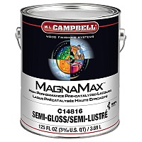 ML Campbell MagnaMax Semi-Gloss High Performance Water White Low Formaldehyde Pre-Cat Lacquer, 1 Gallon - C14816-16