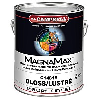 ML Campbell MagnaMax Gloss High Solids Low Formaldehyde Clear Pre-Cat Lacquer, 1 Gallon - C14818-16
