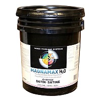 ML Campbell MagnaMax H2O Satin Water-Based Pre-Cat Clear Polyurethane, 5 Gallon - C199154-20