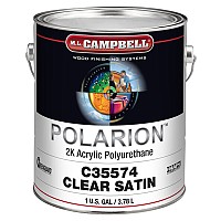 ML Campbell POLARION Satin Acrylic Clear Polyurethane, 1 Gallon - C35574-16