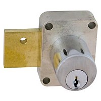 Pin Tumbler Deadbolt Door Lock 7/8" Cylinder Keyed Alike Dull Chrome Compx C8173-KA-26D