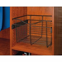 Rev-A-Shelf CB-181607CR-3, Pull-Out Wire Closet Basket, 18 W x 16 D x 7 H, Chrome
