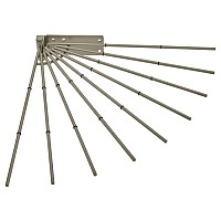 Wire Fan Pants Rack Satin Nickel Rev-A-Shelf CPRF-16SN-52