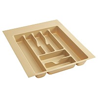 Plastic Cutlery Drawer Insert 17-1/2" W Almond Rev-A-Shelf  CT-3A-52