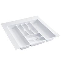 Rev-A-Shelf CT-4W-10 Texturized White Cutlery Tray - 18 5/8-Inch Width - Polystyrene