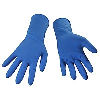 Heavy Duty Blue Nitrile Gloves Size L 8mil - 50/Box, DN108-L