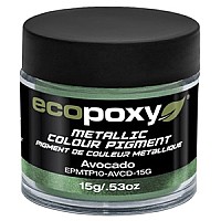 Avocado Metallic Polyester Color Glitter 15G Ecopoxy EPGLS10-AVOCAD-15G