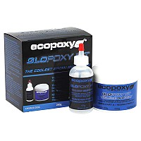 Glopoxy Glow-In-The-Dark Epoxy Resin Kit Blue Ecopoxy EPGPK20-200G