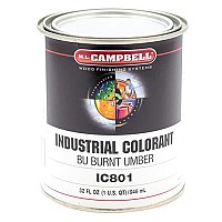 M.L. Campbell IC801 Burnt Umber Industrial Colorant - 1 Gallon