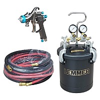 2.25 Gallon Pressure Pot  with 25' Hose and A-910 Gun Lemmer L011070