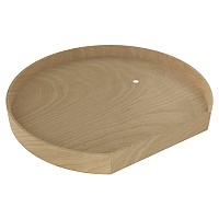 Rev-A-Shelf LD-4NW-201-32TBS-1 D Shaped Wooden Tray Set - Individual - Natural Wood - 32