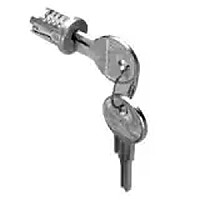 Timberline Lock Plug Keyed #101TA Satin Nickel Compx LP-700-KA-101TA