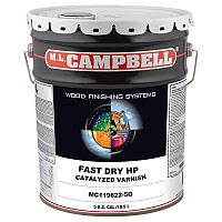 Vernis de conversion haute performance à séchage rapide mat ML Campbell 5 gallons MC119622-20