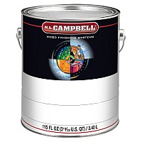 ML Campbell Flat HP WW Clear Topcoat Pre-Cat Lacquer, 1 Gallon - MC122240-16