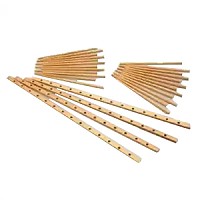 Omega National Products P1100MUF2 34 3/8-Inch Maple Fluted Dowels for Plate Display