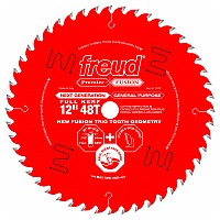 Freud P412 Premier Fusion 12-Inch 40 Tooth Hi-ATB General Purpose Saw Blade with 5/8-Inch Arbor and PermaShield Coating