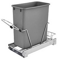 Rev-A-Shelf 20 QT Pull-Out Waste Container with Full-Extension Slide - RV-8PB-CRS