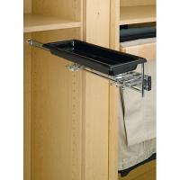 14" Pullout Tie/Belt Rack with Tray Chrome Rev-A-Shelf TBC-14TCR
