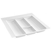 Plastic Utensil Drawer Insert 21-7/8" W White Rev-A-Shelf  UT-18W-10
