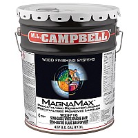 Lacque nitrocellulosique faible en formaldéhyde sans PADs ML Campbell MagnaMax pigmentée semi-lustrée, 5 gallons W29716-20