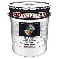 Polyuréthane acrylique ML Campbell POLARION pigmenté mat, 5 gallons W35572-20