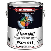 ML Campbell Resistant Gloss High Performance Opaque Post-Cat Varnish, 1 Gallon - W371211-16