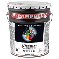 ML Campbell Resistant Gloss High Performance Opaque Post-Cat Varnish, 5 Gallon - W375211-20