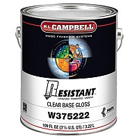 ML Campbell Resistant Gloss High Performance Clear Post-Cat Varnish, 1 Gallon - W375222-16